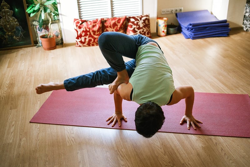 Relaxing Yoga Pose